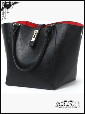 Large Work Tote Bag Fits Laptop A4 Travel Shoulder Bag